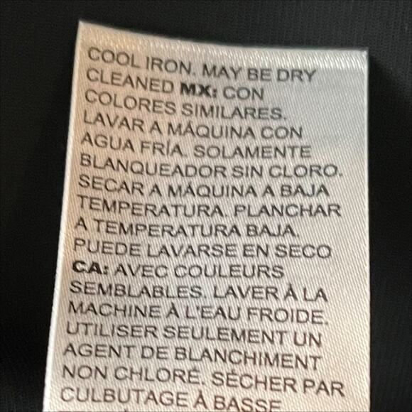 Chico's 360 Juliet Ankle Pants in Navy Blue with White Pinstripe Size 6 - Picture 11 of 11